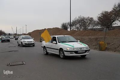 کاروان شادی خودرویی گل نرگس در تبریز‎‎