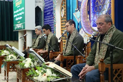 جزءخوانی قرآن در امامزاده سیدنصرالله(ع) یزد‎