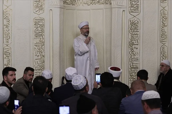 Diyanet İşleri Başkanı Erbaş: Mübarek aylar, günler ve geceler bizim için bir kurtuluş vesilesidir