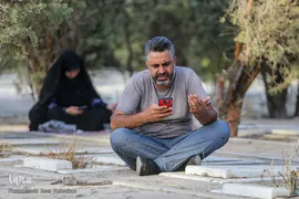 مراسم دعای عرفه در گلزار شهدای بهشت زهرا(س)