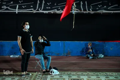 عزاداری شب چهارم محرم در ورزشگاه تختی مشهد
