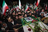 عکس | وداع با پیکر مطهر پرستار شهید «حسین عشقی» در مشهد