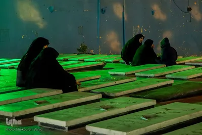شب یلدا در گلستان شهدا