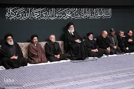 عزاداری شام شهادت حضرت فاطمه زهرا (س) در حسینیه امام خمینی(ره)