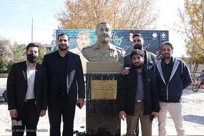 آیین رونمایی از سردیس سرلشکر پاسدار شهید حاج رسول استوار محمودآبادی‎‎