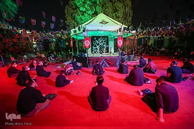 مراسم عزاداری محرم در حرم علی ابن حمزه(ع) شیراز