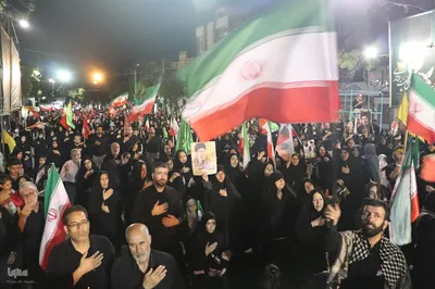 تجمع مردم انقلابی ملایر برای خون خواهی امام شهید