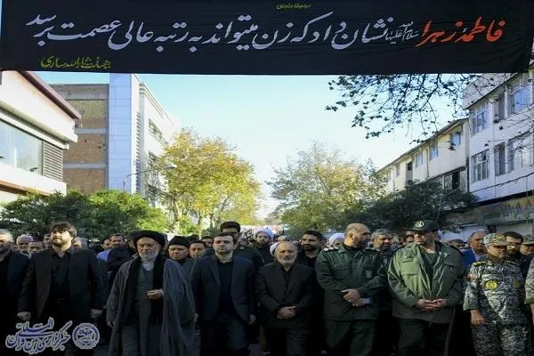 تشییع پیکر پاک ۱۱ شهید گمنام دوران دفاع مقدس  در ساری