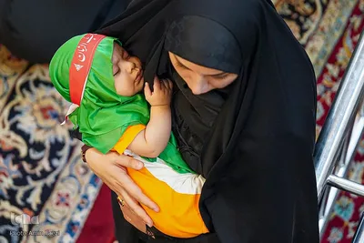 مراسم شیرخوارگان در حرم مطهر شاهچراغ(ع)