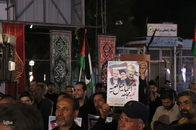 تجمع مردم انقلابی ملایر در محکومیت جنایت رژیم خبیث صهیونیستی‎