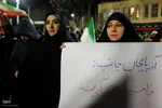 اجتماع شبانه مردم در سوگ رهبر شهید - تبریز