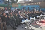 نواخته شدن زنگ ایثار و مقاومت به مناسبت هفته بسیج