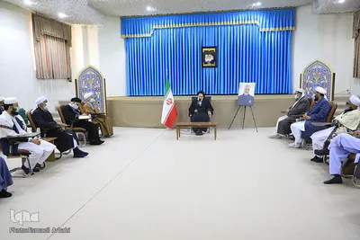 دیدار علمای اهل سنت و تشییع با حجت‌الاسلام عبادی
