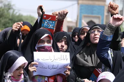 تجمع حامیان «حیا، غیرت و حجاب» در شیراز