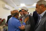 عیادت نماینده ولی‌فقیه در آذربایجان‌شرقی از جانبازان بیمارستان فجر تبریز
