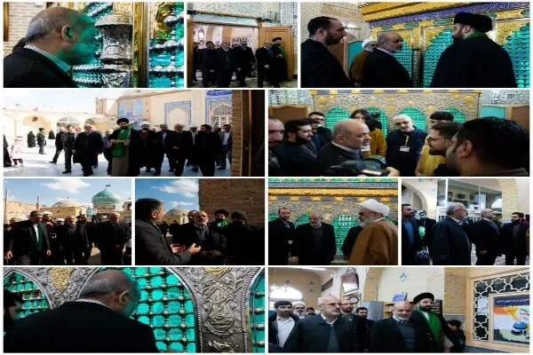 بازدید وزیر کشور از طرح توسعه حرم حضرت موسی مبرقع(ع)
