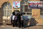اسکان سیل زدگان در یادمان شهدای هویزه 