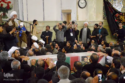تشییع پیکر شهید مدافع حرم "مهدی لطفی نیاسر"در قم