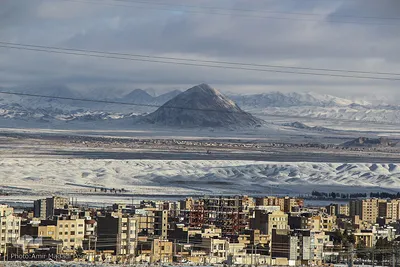 نخستین برف زمستانی در خراسان‌جنوبی