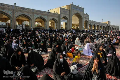 مراسم دعای عرفه در حرم مطهر رضوی
