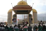 اهتزاز پرچم حسینی در شهرکرد