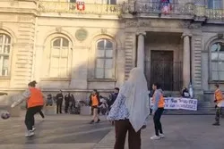 Match de football à Lyon en soutien aux Hijabeuses