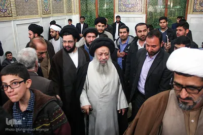 آیت الله سیدمحمدعلی موسوی جزایری نماینده ولی فقیه در خوزستان در کرسی ملی تلاوت قرآن
