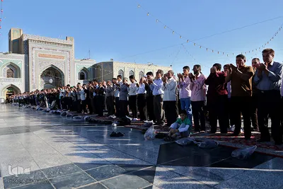 نماز عید سعید قربان در حرم مطهر رضوی