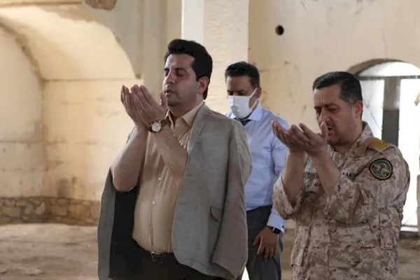 İran səfiri Ağdam Cümə məscidində namaz qıldı