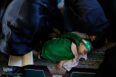 آیین بزرگداشت مقام حضرت علی اصغر(ع) در چهارانبیای قزوین