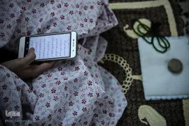 مراسم اعتکاف بانوان در مسجد باغستانی
