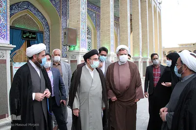 کلنگ زنی طرح توسعه امامزاده سید جعفر محمد (ع) یزد با حضور رییس سازمان اوقاف کشور‎