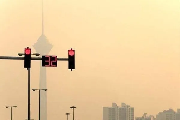 هوای تهران نارنجی شد
