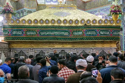 میلاد امام علی(ع) در حرم کریمه اهل‌بیت (س)