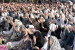 نماز عید سعید فطر در امامزادگان محمد و سکینه خاتون (س) کرج