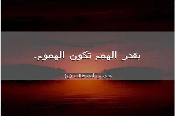 المرء كلما عظُمَت أهدافه تفرض عليه الكثير من الهموم