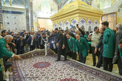 آیین بازگشایی ضریح حرم حضرت زینب خواهر امام رضا (ع)