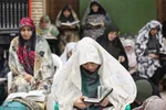 مراسم معنوی اعتکاف در مساجد قزوین