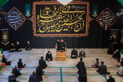 مراسم شب اربعین در حسینیه اعظم زنجان‎‎
