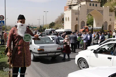 استقبال از مسافران نوروزی در شیراز