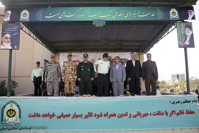 صبحگاه مشترك نيروهاي مسلح به مناسبت هفته ناجا ـ سمنان