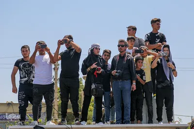 دسته عزاداری روز عاشورا در همدان‎