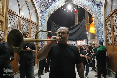 عزاداری سنتی «مشق شمشیر» نجفی‌های مقیم قم