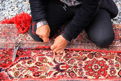 قالیشویی‌ در آستانه عید نوروز/عکاس:پریسا بهزادی
