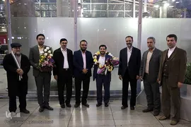 بازگشت محمدحسن موحدی، نفر دوم شانزدهمین دوره مسابقات بین‌المللی قرآن تونس به میهن اسلامی