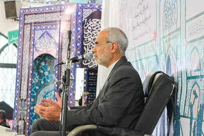 محفل جزء خوانی قرآن کریم در امامزادگان باقریه بیرجند
