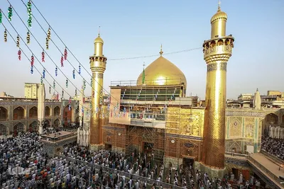 مراسم نماز عید سعید فطر در حرم امیرالمومنین (علیه السلام)