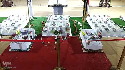 خدمات فرهنگی و مذهبی موکب های «حشد الشعبی» در مسیر پیاده روی اربعین