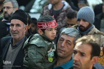 تشییع پیکر دو شهید گمنام در نعمت آباد تهران