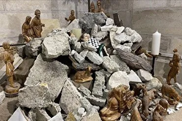 L’église de Bethléem commémore les destructions de Gaza